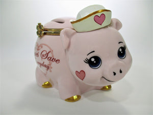 The Bradford Exchange Nurses Save Everyday Piggy Bank Music Box