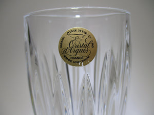 Cristal D'Arques-Durand Classic Blown Crystal Iced Tea Glass Collection of Five